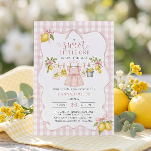 Invitación Ducha de Bebé Limón