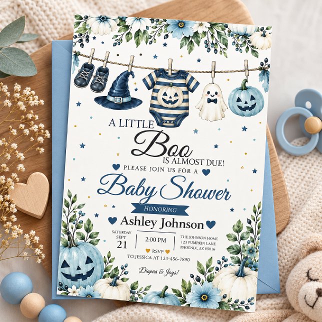 Invitación Ducha de bebé Little Boo (Subido por el creador)