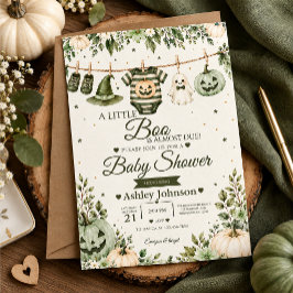 Invitación Ducha de Bebé Little Boo