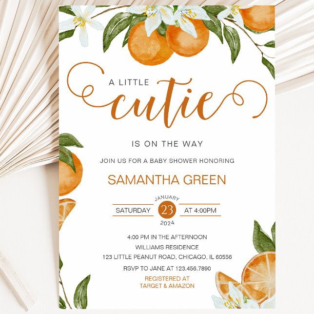 Invitación Ducha de Bebé Little Cutie (Subido por el creador)
