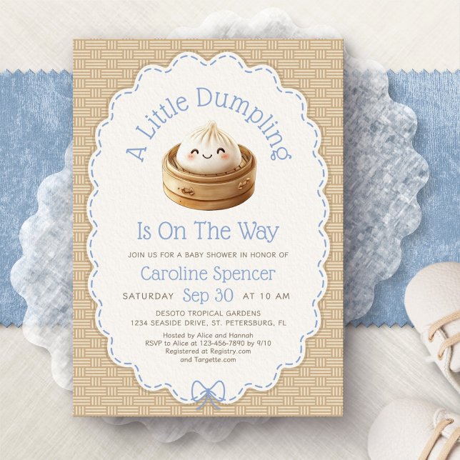 Invitación Ducha de Bebé Little Dumpling (Subido por el creador)