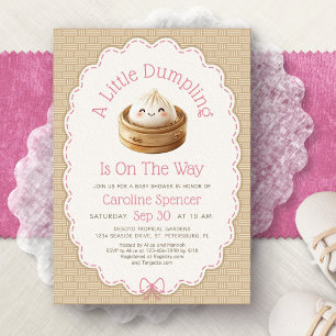 Invitación Ducha de Bebé Little Dumpling