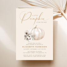 Ducha de bebé Little Pumpkin Boho Otoño