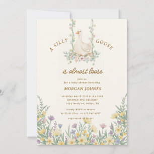 Invitación Ducha de bebé Little Silly Goose