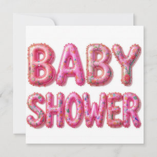 Invitación ducha de bebé nacimiento