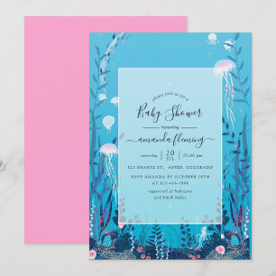 Invitación Ducha de Bebé Náutica Bajo el Mar