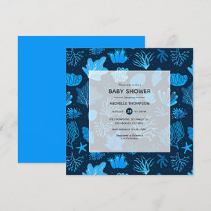 Invitación Ducha de Bebé Náutica Bajo el Mar