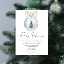 Ducha de bebé neutra de género en Winter wonderlan