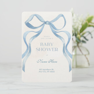 Invitación Ducha de Bebé Niño