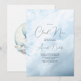 Invitación Ducha de Bebé Nube Soñadora 9