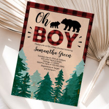 Ducha de bebé Oh Boy Lumberjack