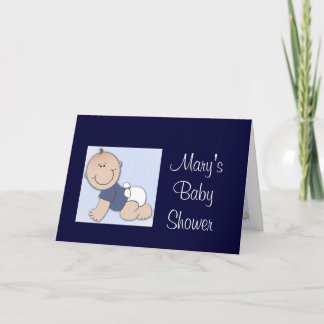 Invitación Ducha de bebé para niño