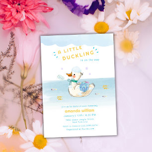 Invitación Ducha de Bebé Patito Pequeñito