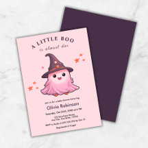 Ducha de bebé Pink Halloween A Little Boo 