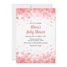 Ducha de bebé Pink y Red A Little Sweetheart 