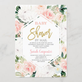 Invitación Ducha de bebé por correo chica