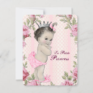 Invitación Ducha de Bebé Princesa