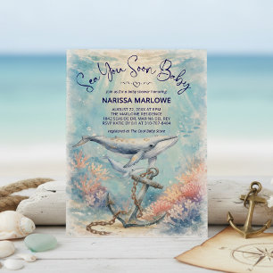 Invitación Ducha de Bebé Sea You Soon