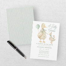 Ducha de bebé Silly Goose Verde