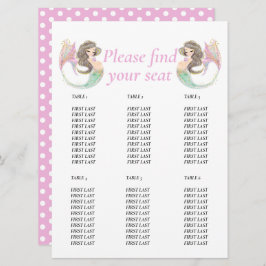 Invitación Ducha de bebé sirena bajo el mar