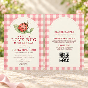 Invitación Ducha de Bebé Todo en Uno Little Love Bug