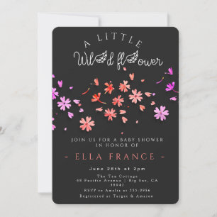 Invitación Ducha de bebé Wildflower Love Is in Bloom