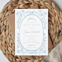 Ducha de Boda Algo Azul 