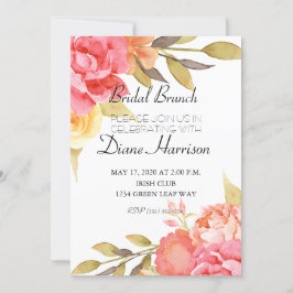 Invitación Ducha de boda Fiesta de jardín