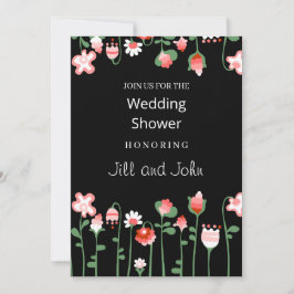 Invitación Ducha de Boda Salvaje y Caprichosa de Flor Silvest