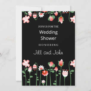 Invitación Ducha de Boda Salvaje y Caprichosa de Flor Silvest