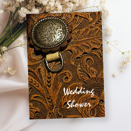 Invitación Ducha de bodas de las parejas de albarda de caball