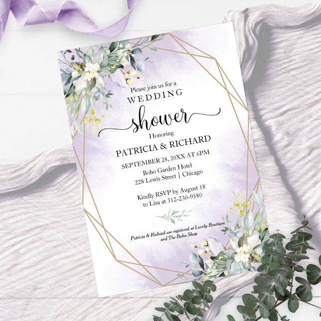 Invitación Ducha de bodas verdes (Subido por el creador)