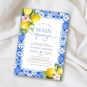 Invitación Ducha de Brigada Azul Italiana de Azulejos Masiva