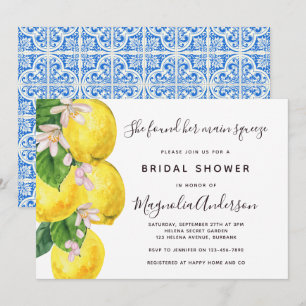 Invitación Ducha de Brigada de Suelo Principal de Limón Medit