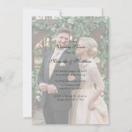 Invitación Ducha de casamiento con mantequilla-rosa amarillo