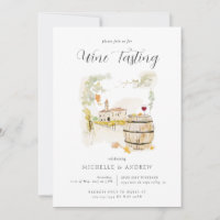 Ducha de casamiento de degustación de vino de colo