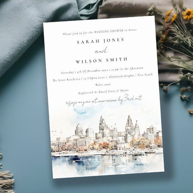 Invitación Ducha de casamiento Missouri Watercolor de Kansas  (Subido por el creador)