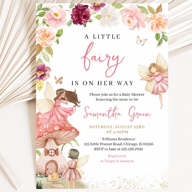 Invitación Ducha de Hada Pequeña (Subido por el creador)
