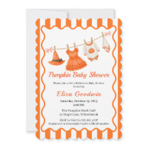 Ducha de Halloween para Bebé Niña | Calabacita Bru