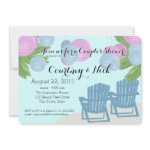 Ducha de la pareja de faroles de playa