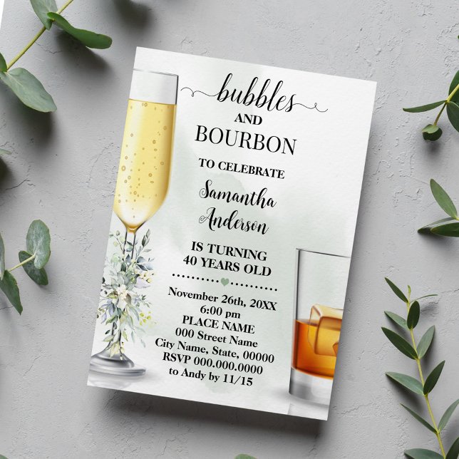 Invitación Ducha de las burbujas de eucalipto y de las pareja (Subido por el creador)