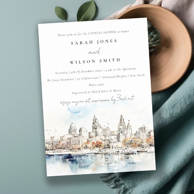 Invitación Ducha de las parejas acuáticas de Kansas City Miss (Subido por el creador)