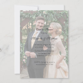 Invitación Ducha de las parejas de buey-rosa amarillo-butter-