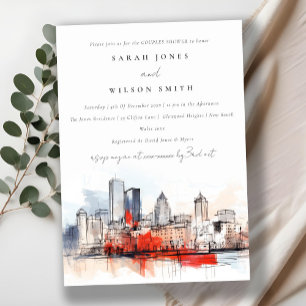 Invitación Ducha de las parejas de escape de Boston Massachus