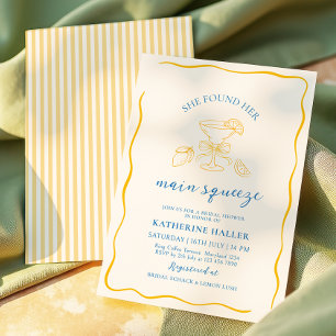 Invitación Ducha de limón mediterráneo