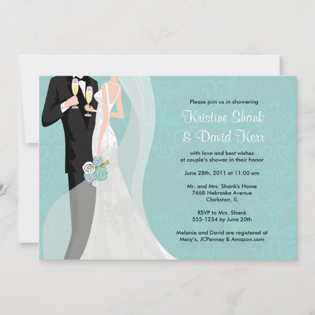 Invitación Ducha de los pares - versión 1 (Anverso)