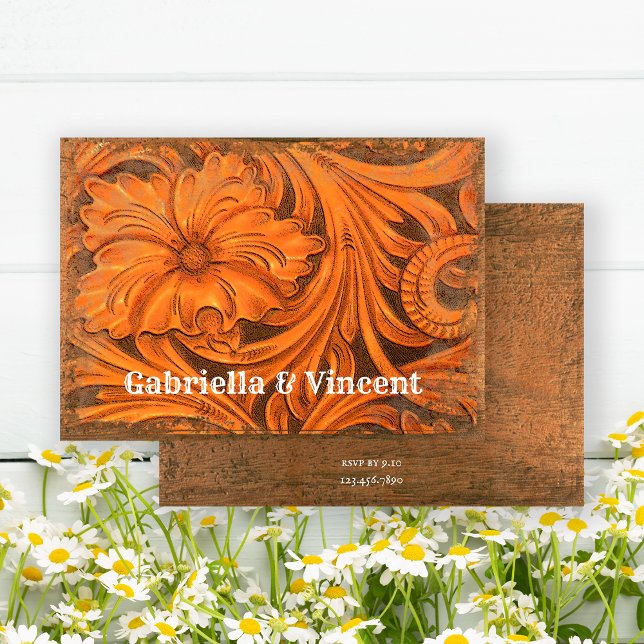 Invitación Ducha de matrimonio occidental para parejas de flo (Subido por el creador)