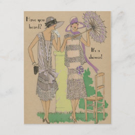Invitación Ducha de moda parisina primavera