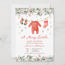 Ducha de Navidad Merry Little Baby