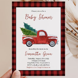 Invitación Ducha de Navidad para Bebé